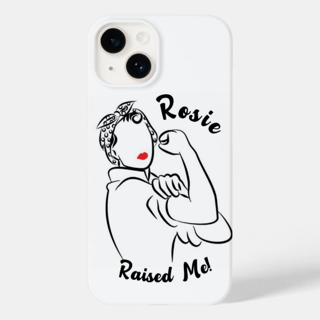 Coques Case-Mate iPhone Rosie Augmente la décennie - Toile Imprimer (Verso)