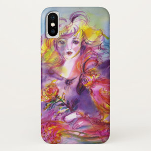 Case-Mate iPhone Case ROSINA /Jeune fille avec Rose et perroquet