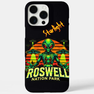 Coque iPhone 16 Pro Max Roswell’s Cosmic Getaway vous attend !