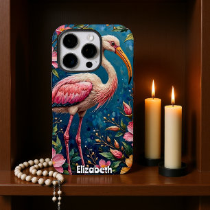Coque iPhone 16 Pro Rosy Radiance : Spoonbill en fleur