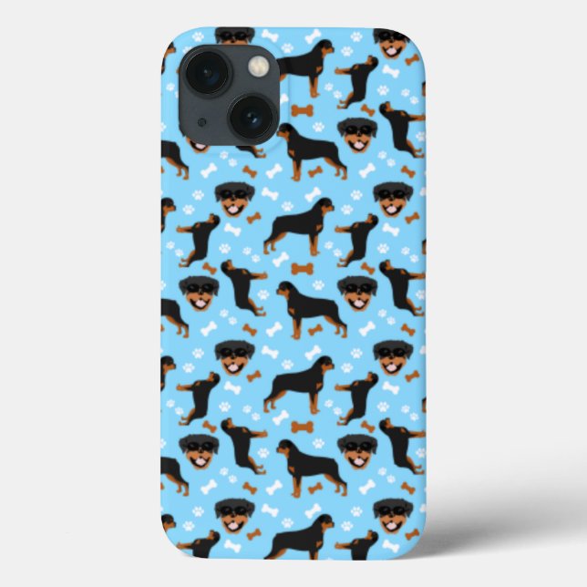 Coques Case-Mate iPhone Rottweiler Rottie Cute Chien Motif (Verso)
