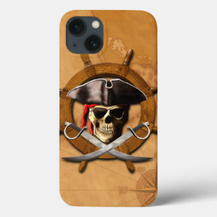 iPhone 13 Coque Roue de pirate de jolly roger