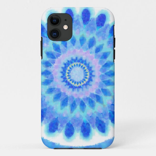 Coques Case-Mate iPhone Roue d'eau bleue (Dos)