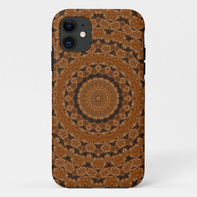 Coques Case-Mate iPhone Roue Mandala Brown... (Dos)
