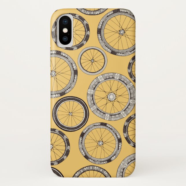Coques Case-Mate iPhone roues de vélo beurre (Dos)