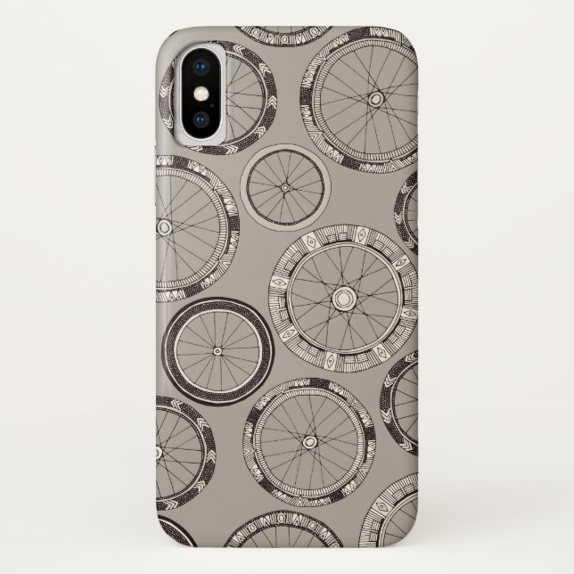 Coques Case-Mate iPhone roues de vélo pierre (Dos)
