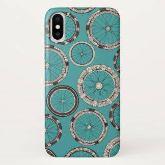 Case-Mate iPhone Case roues de vélo turquoise