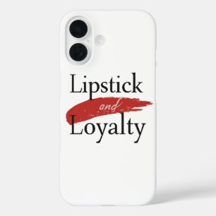 Coque Pour iPhone 16 Rouge à Lèvres Chic et Loyauté