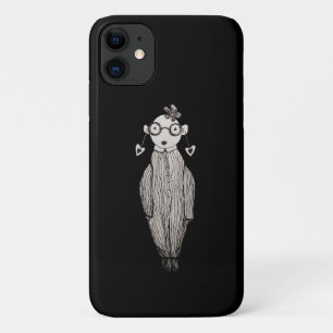 Case-Mate iPhone Case Rouge à lèvres foncé et lunettes
