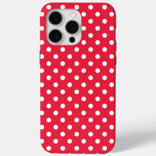 Coque Case-Mate iPhone Rouge à pois