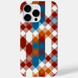 Coque Case-Mate iPhone rouge blanc bleu et orange géométrique