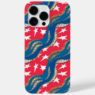 COQUE Case-Mate iPhone ROUGE BLANC BLEU OR PATRIOTIQUE STARS STRIPES