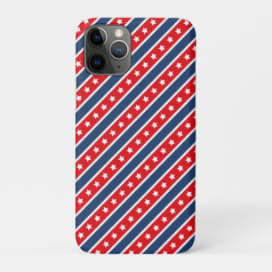 Case-Mate iPhone Case Rouge, Blanc & Bleu Patriotique USA Étoiles et Ray
