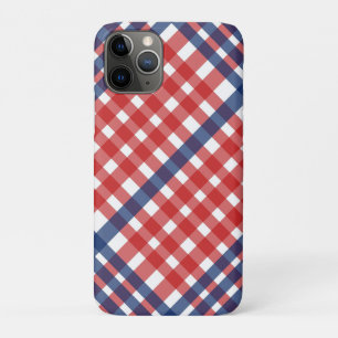 Case-Mate iPhone Case Rouge blanc et bleu En vichy plaid