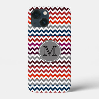 Case-Mate iPhone Case Rouge blanc gris Chevron Zigzag Monogramme