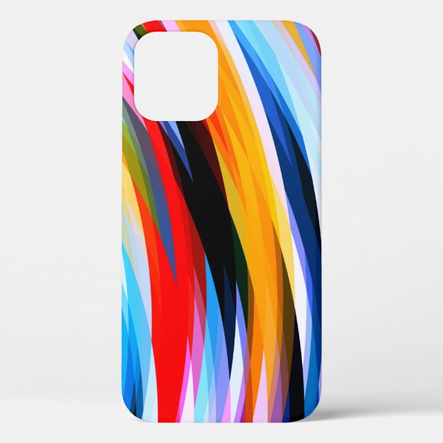 Coques Case-Mate iPhone Rouge bleu jaune noir (Verso)