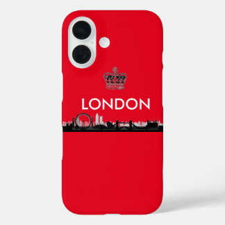 Coque Pour iPhone 16 Rouge britannique Londres