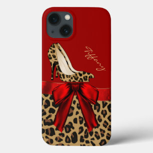 iPhone 13 Case Rouge chic et cas de la note 4 de galaxie de