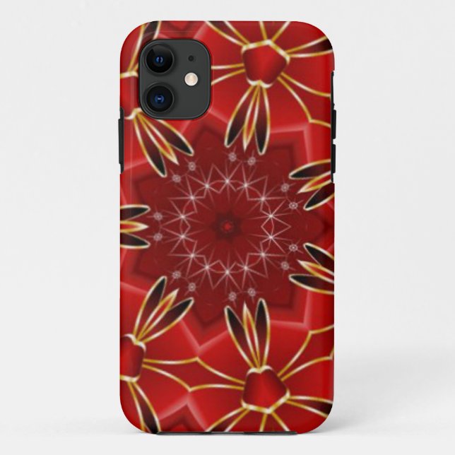 Coques Case-Mate iPhone Rouge de fête (Dos)