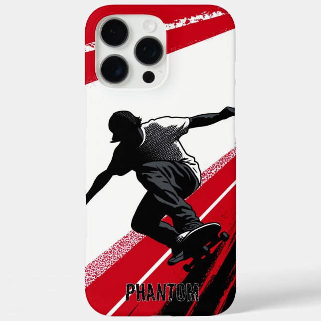 Coques Case-Mate iPhone Rouge et blanc (Verso)