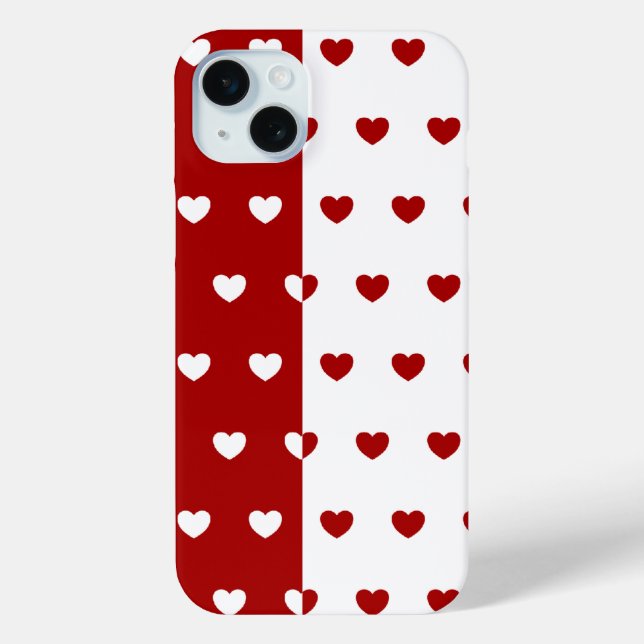 Coques Case-Mate iPhone Rouge et blanc (Verso)