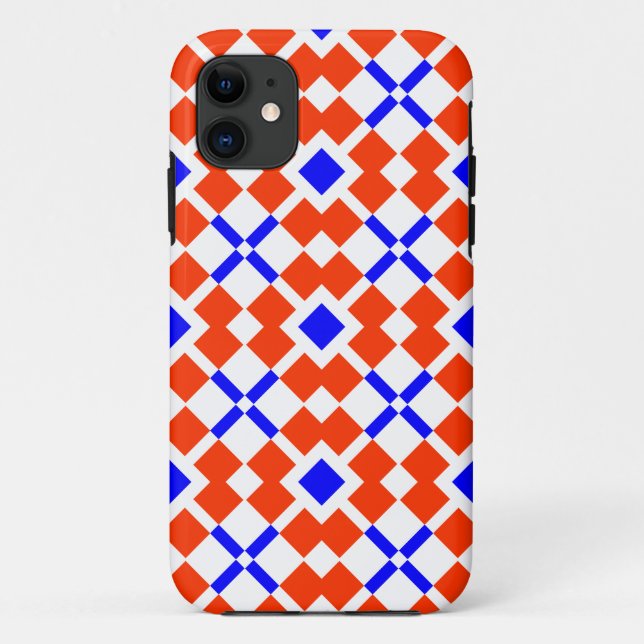 Coques Case-Mate iPhone Rouge et Bleu, son Saxon (Dos)