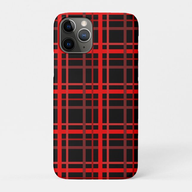 Coques Case-Mate iPhone Rouge et noir (Dos)