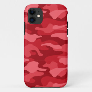 Case-Mate iPhone Case Rouge Impérial Camo Monocolore