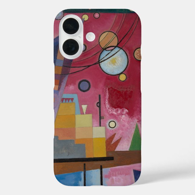 Coques Case-Mate iPhone Rouge intense de Wassily Kandinsky (Verso)