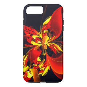 Case-Mate iPhone Case Rouge Jaune Floral Moderne Résumé Modèle Art #10