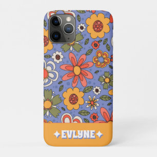 Case-Mate iPhone Case Rouge jaune rétro Boho Chic Super Floral