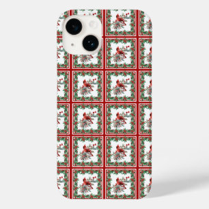 Coque Case-Mate iPhone Rouge Mockingbird Poinsettia Frontières Rouge