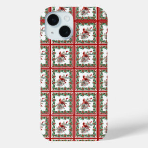 Coque Case-Mate iPhone Rouge Mockingbird Poinsettia Frontières Rouge