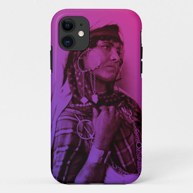 Coques Case-Mate iPhone Rouge rose Maghreb Tunisienne traditionnelle fille (Dos)