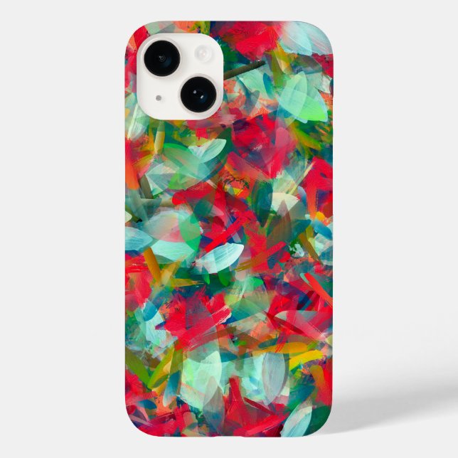 Coques Case-Mate iPhone Rouge Vert Bleu Bleu Jaune Abrégé (Verso)