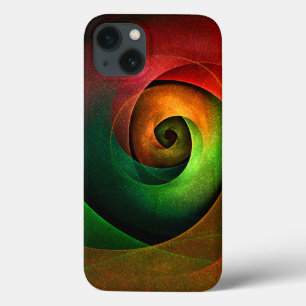 Case-Mate iPhone Case Rouge Vert Floral Moderne Art Abstrait Motif #21