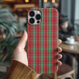 Case-Mate iPhone Case Rouge vert Noël Plaid Motif