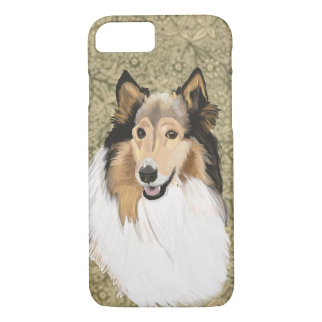 Coques Case-Mate iPhone Rough Collie, Long Haired Collie (Dos)
