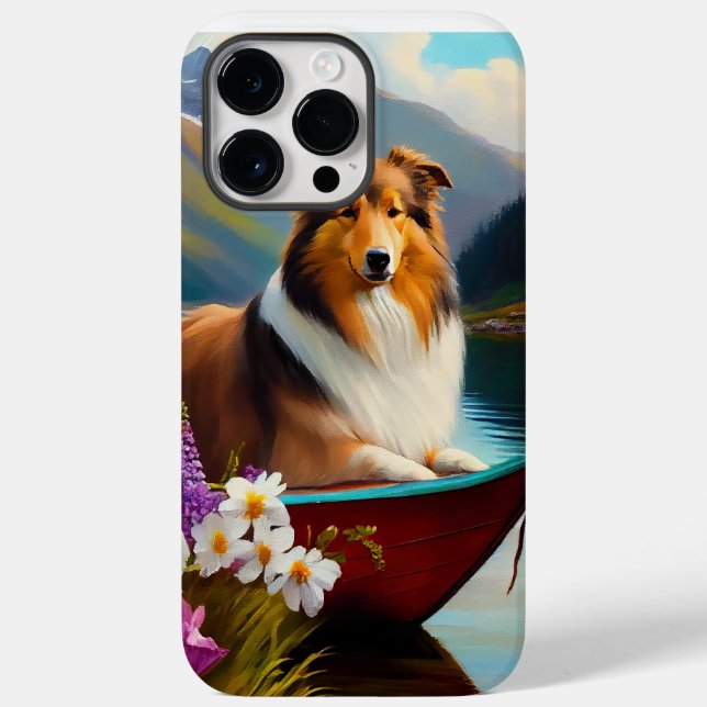 Coques Case-Mate iPhone Rough Collie sur une pagaie : une aventure Pittore (Verso)