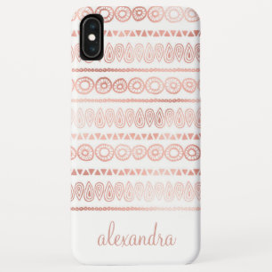 Case-Mate iPhone Case Rougissent rose - le monogramme rose de motif de