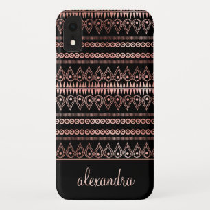 Case-Mate iPhone Case Rougissent rose - le monogramme rose de motif de