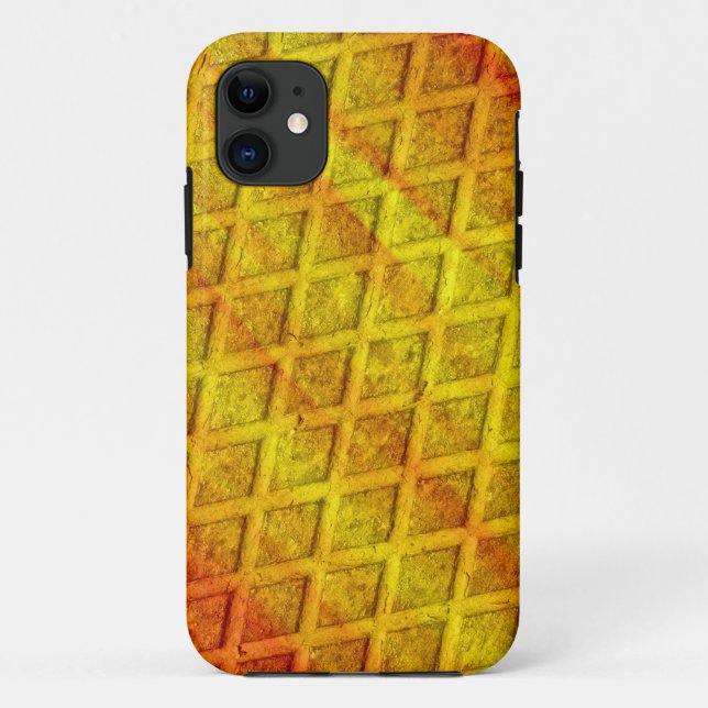 Coques Case-Mate iPhone Rouille diamant jaune métal 2 (Dos)