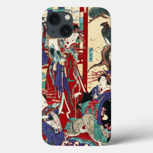 Coque Case-Mate iPhone Rouleau vintage japonais frais de geisha de trio
