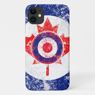 Coque Case-Mate Pour iPhone Roundel de feuille d'érable graphique