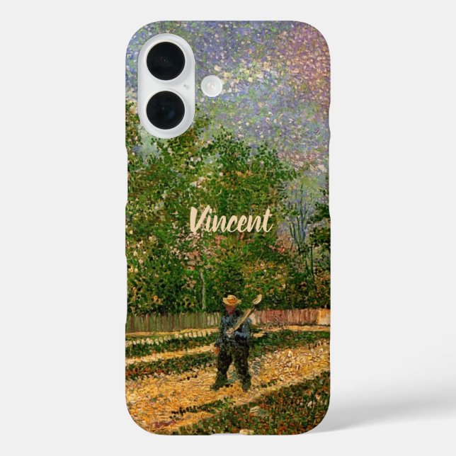 Coques Case-Mate iPhone Route de Paris avec paysan par Vincent van Gogh (Verso)