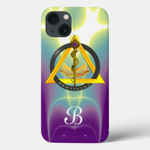 iPhone 13 COQUE ROUTE DU MONOGRAMME DENTISTE ASCLEPIUS