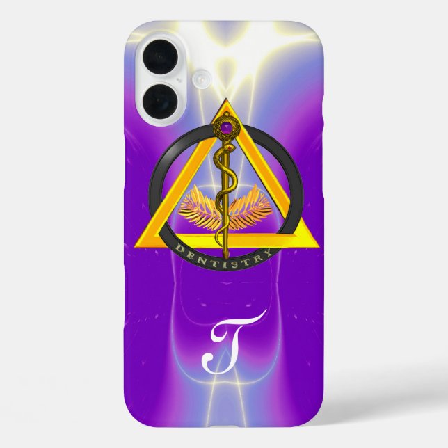 COQUES Case-Mate iPhone ROUTE DU MONOGRAMME DENTISTE ASCLEPIUS (Verso)