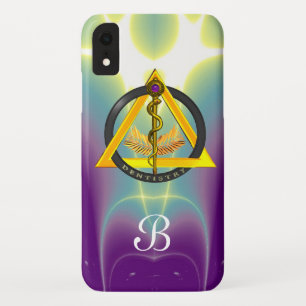 Case-Mate iPhone CASE ROUTE DU MONOGRAMME DENTISTE ASCLEPIUS