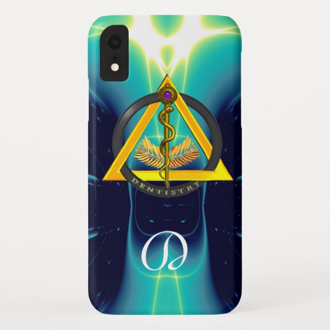 COQUES Case-Mate iPhone ROUTE DU MONOGRAMME DENTISTE ASCLEPIUS (Dos)