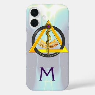 COQUE POUR iPhone 16 ROUTE DU MONOGRAMME DENTISTE ASCLEPIUS